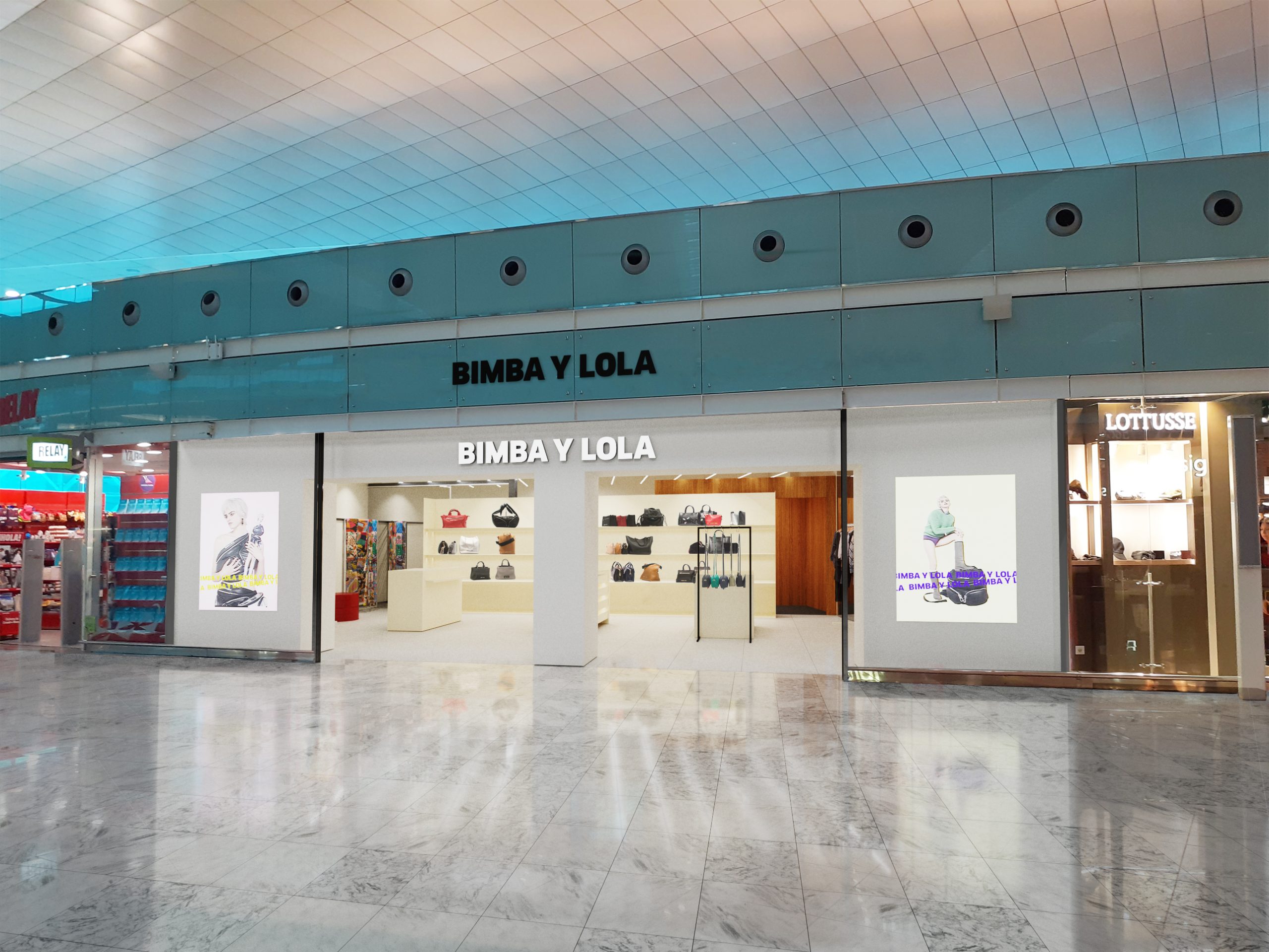 Tienda Bimba y Lola. Aeropuerto del Prat. Barcelona